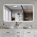 Wall Mounted Bathroom Full Length Makeup Mirror With 3 Color Lighting - Clear Daily Nest