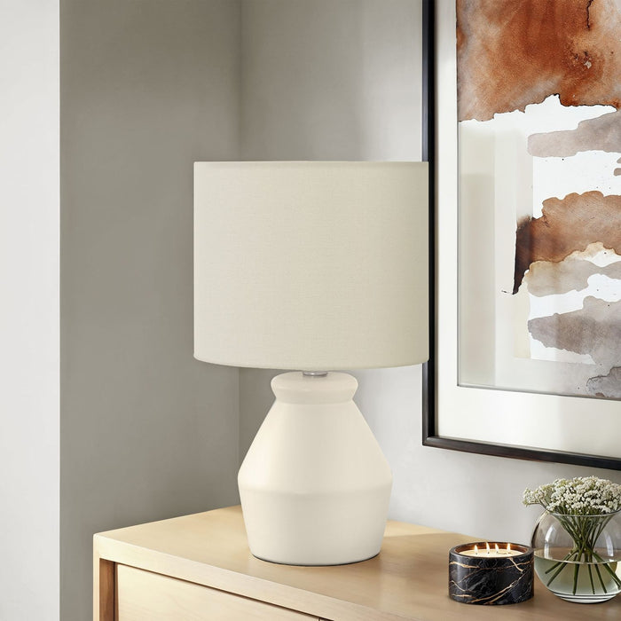Lighting, Table Lamp Modern - Cream 8th Street