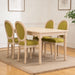 Upholstered With Round Back Dining Chairs (Set of 2) Home Essentials