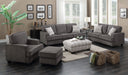Andie - Ottoman - Ink Dot Emerald Home