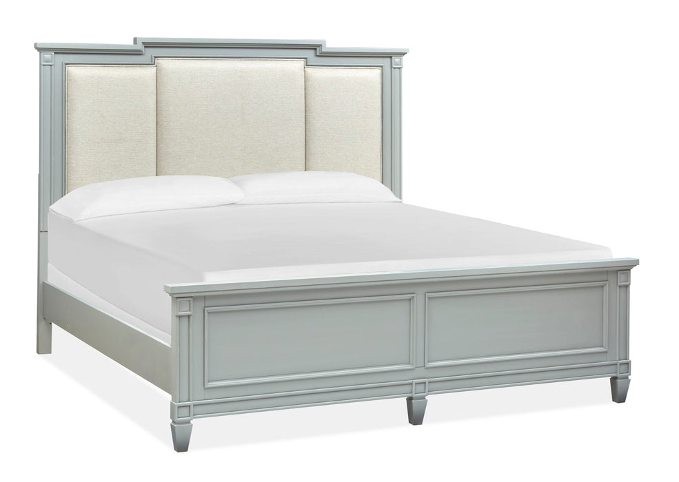 Glenbrook - Complete Panel Bed With Upholstered Headboard Magnussen Furniture