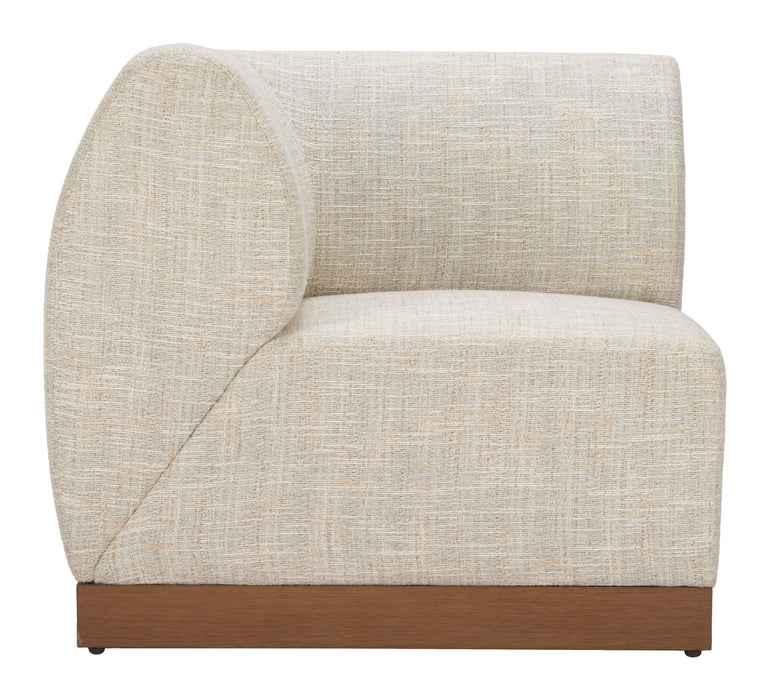 Christy - Corner Chair - Beige Zuo Modern