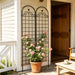 Metal Garden Trellis For Climbing Plants Outdoor Rustproof Plant Support Rose Trellis Netting Trellis Daily Nest