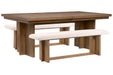 Marcel - Extendable Trestle Dining Table Set Magnussen Furniture