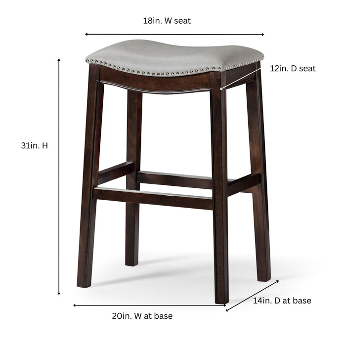 Modern Stool & Nail Head Detailing Home Essentials