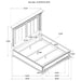 Bedroom Set With LED Lighting And Carved Moldings Furniture Max