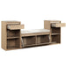 Entryway Storage Bench With Cushion, Drawers & Open Shelves Hearth and Haven