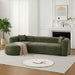 L - Shape Boneless Cloud Couch With 2 Throw Pillows For Living Room Home Essentials