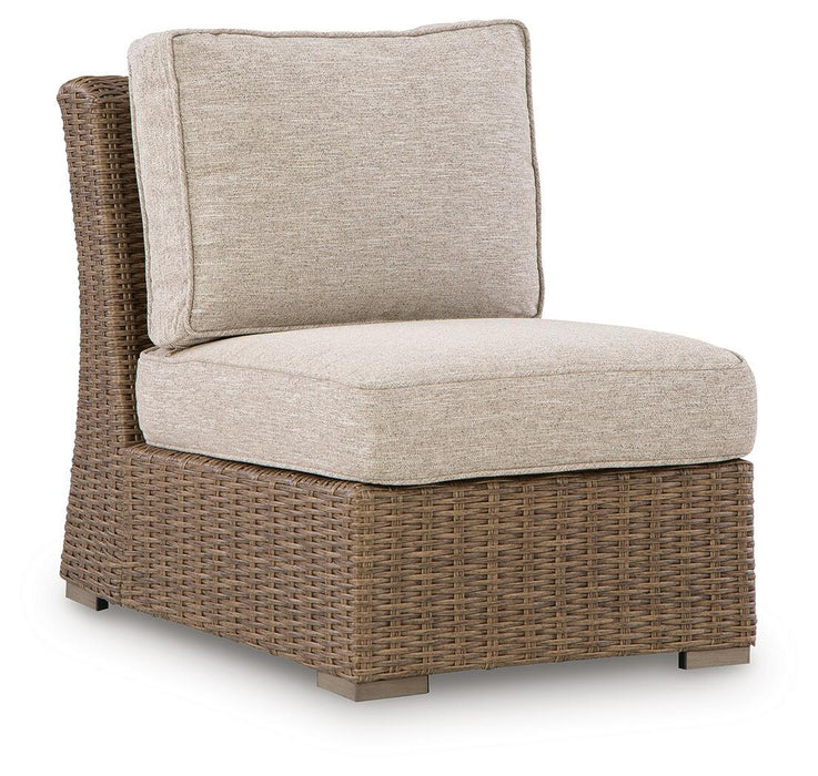 Laguna Heights - Armless Chair With Cushion - Beige Signature Design by Ashley®