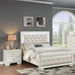 3 Piece Bedroom Set, Bed With LED Lights And 2 Nightstands Home Essentials