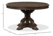 Jubilee - 54" Round Dining Table - Brown Magnussen Furniture