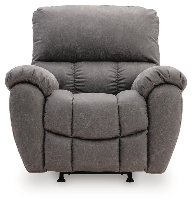 Bakerstein - Power Rocker Recliner With Adjustable Headrest - Galaxy Signature Design by Ashley®
