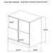 Lauryn - 2 Drawer Nightstand - Gloss White Furniture Max