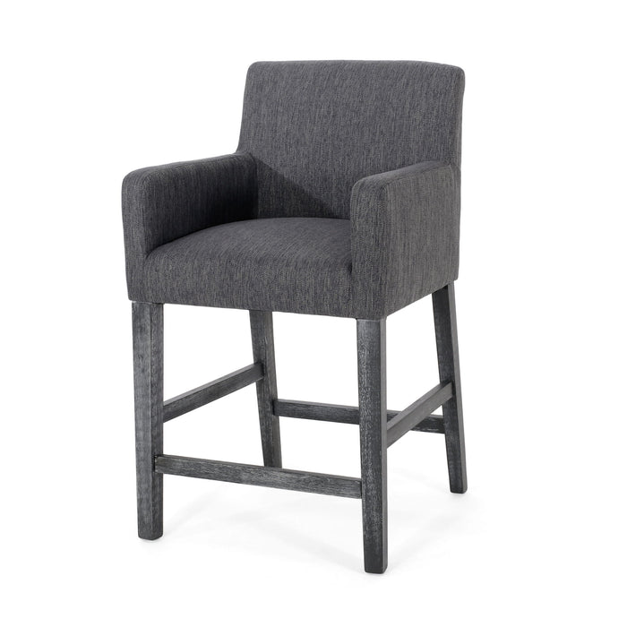 Serenitia - Upholstered Counter Chair With Straight Arm