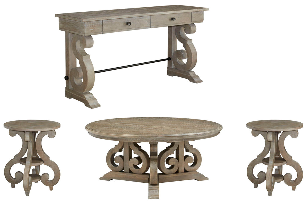 Tinley Park - Round Cocktail Table Set Magnussen Furniture