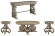 Tinley Park - Round Cocktail Table Set Magnussen Furniture