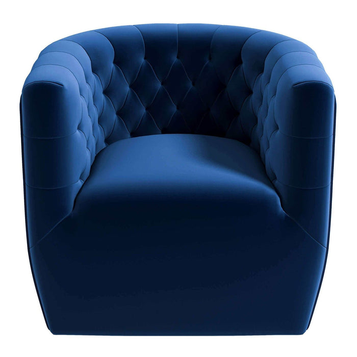 Delaney Swivel Chair - Blue