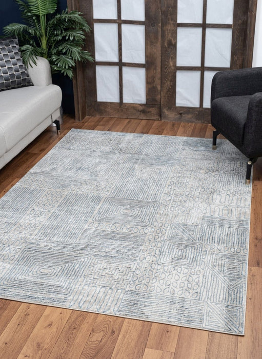 Elegance - 5'3" X 7'3" Area Rug - Blue