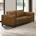 Sayer - Loveseat - Brown New Classic