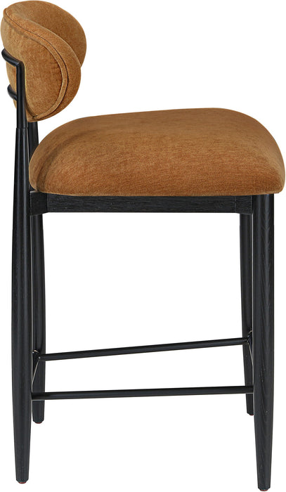 Riccio - Stool - Black Frame Meridian Furniture
