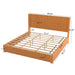 Platform Bed Frame With Headboard, Floor Standing Design Home Essentials