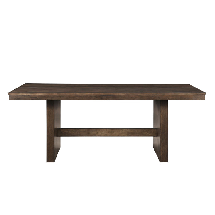 Kody - Rectangle Dining Table Base - Dark Walnut