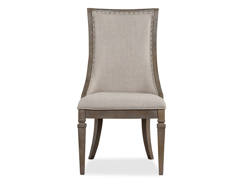 Lancaster - Dining Arm Chair With Upholstered Seat & Back (Set of 2) - Dovetail Gray Magnussen Furniture