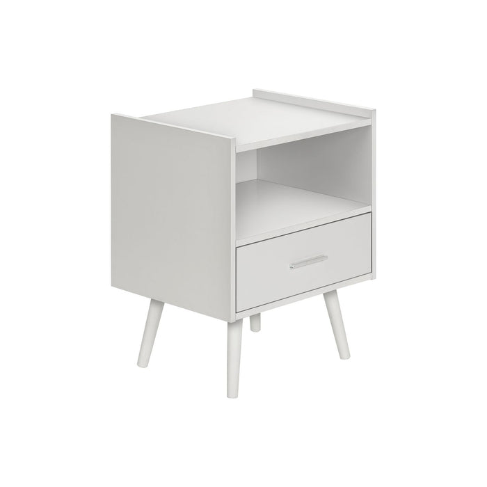 Modern Accent Table With Storage Drawer 8th Street
