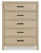 Calmoro - Five Drawer Chest - Gray Ashley®