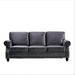 3 Seater Sofa With Nailhead Trim And Turned Legs For Living Room US Pride