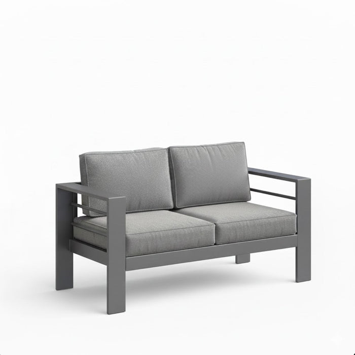 All-Weather Patio Loveseat With Thick Cushions