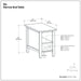 Ela - Narrow End Table - Brown Simpli-Home