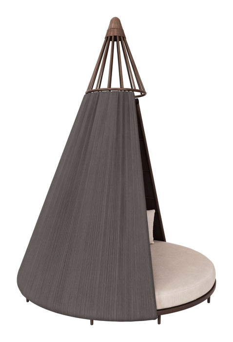 Astoria - Daybed - White / Dark Brown Zuo Modern