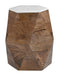 Bisel - Side Table - White / Walnut Zuo Modern