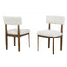 Contemporary Upholstered Dining Chairs (Set of 2) Home Essentials