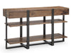 Prescott - Modern Reclaimed Wood Rectangular Sofa Table - Rustic Honey Magnussen Furniture