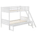 Bunk Bed With Built In Ladder, Safety Guardrails And Angled Access Step Furniture Max