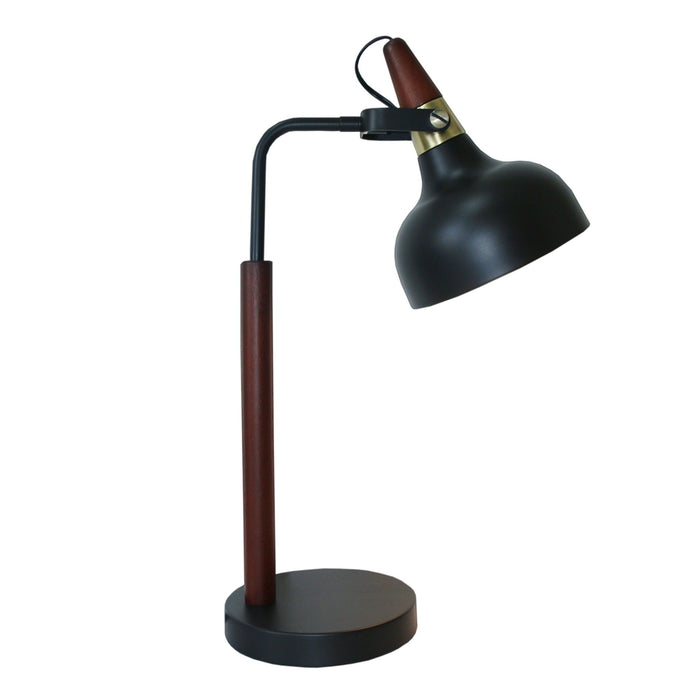Glowlite - Table Lamp With Cone Shade - Black Ashcroft Furniture