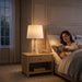 Enclave - Hydro Table Lamp With On / Off Switch Base Shade - Gold / White / White Marble Ashcroft Furniture