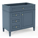 Bathroom Vanity With 2 Drawers And Tip-Out Drawer, Storage Cabinet Hearth and Haven