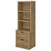 Geary - 3 Shelf Bookcase With USB Charging And Lockable Top Drawer Furniture Max