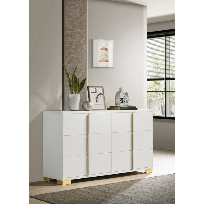 Medici - 6 Drawer Dresser Furniture Max
