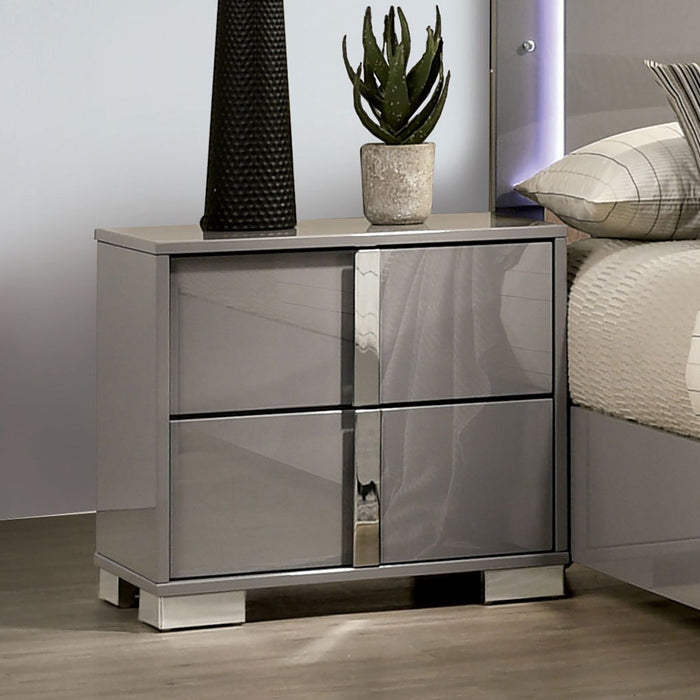 Nightstand With Vertical Handles Home Essentials