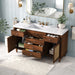 Bathroom Vanity With Sink, 5 Legs, Soft Close Drawers Noble House