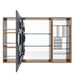 Wall Mounted Bathroom Mirror Cabinet With Adjustable Shelves Storage Cabinet - Imitative Oak Home Essentials