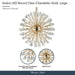 Michael Amini Lighting - Solara 32" Round Crystal LED Chandelier - Gold Michael Amini