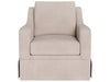 Filmore - Skirted Swivel Chair, Special Order - Beige Universal Furniture