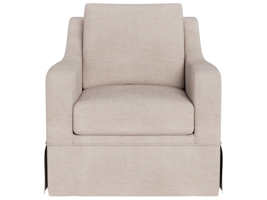 Filmore - Skirted Swivel Chair, Special Order - Beige Universal Furniture