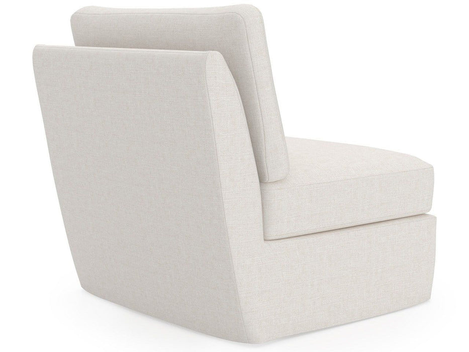 Clermont - Slipcover Armless Chair, Special Order - White