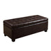 Elegant Tufted Storage Ottoman Bench Home Essentials